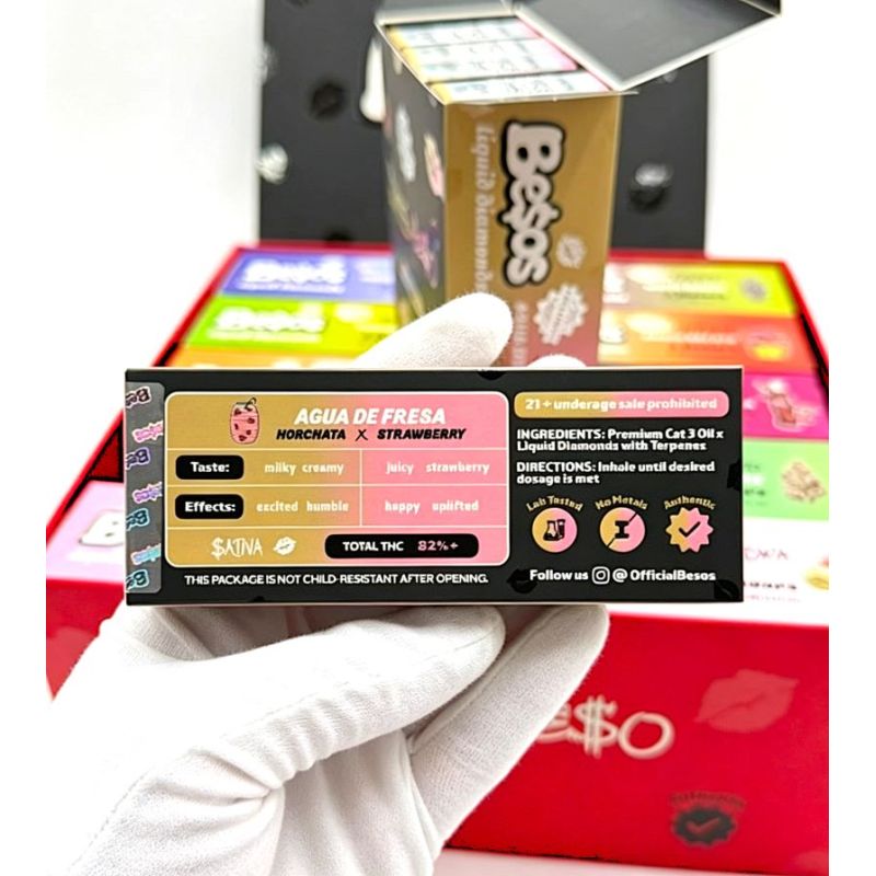 Besos 2ml Dual Flavors Disposable with Smart LED Screen